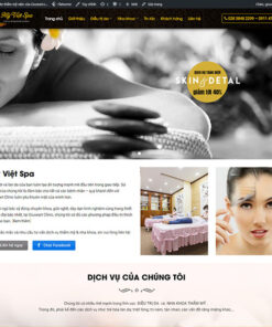 Thiết kế website trung tâm Spa