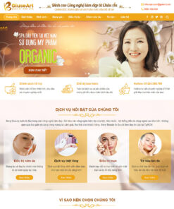 Thiết kế website wordpress spa 03