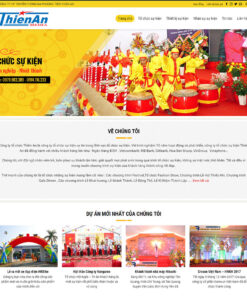 Mẫu web tổ chức sự kiện