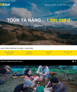 Thiết kế website Landing page du lịch