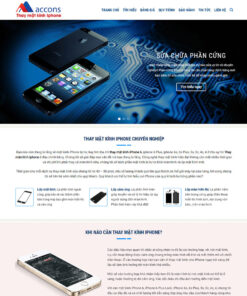 Thiết kế website wordpress dịch vụ thay kính