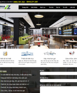 Thiết kế website thiết kế nhà