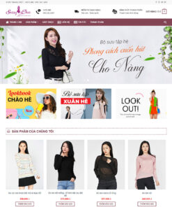 Thiết kế website thời trang nữ