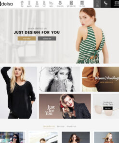 Thiết kế website thời trang 01