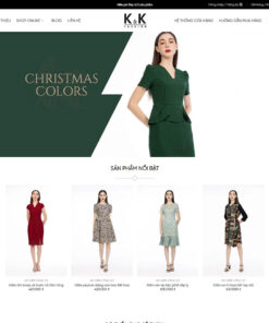 Thiết kế website wordpress thời trang 02