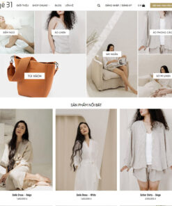 Thiết kế website wordpress flatsome thời trang 04