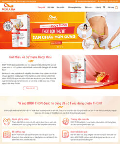 Thiết kế website wordpress bán thực phẩm chức năng 02