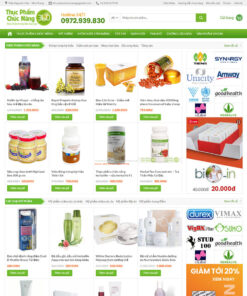 Thiết kế website wordpress thực phẩm chức năng 06