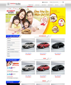 Thiết kế website đại lý Toyota