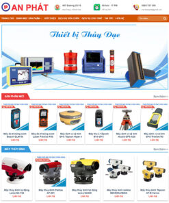 Thiết kế website đồ trắc địa