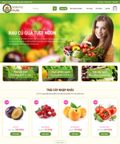Thiết kế website wordpress bán trái cây