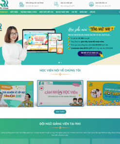 Thiết kế website wordpress trung tâm ngoại ngữ