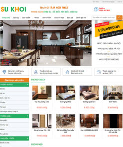 Thiết kế website wordpress bán tủ bếp