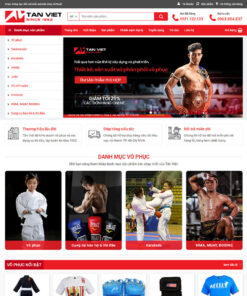 Thiết kế website wordpress bán đồ võ