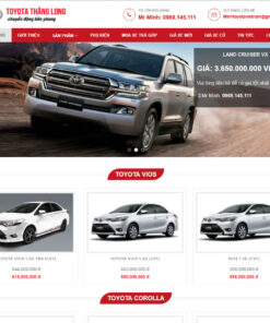 Thiết kế website bán xe hơi