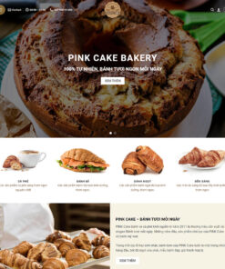 Thiết kế website wordpress bán bánh ngọt 01