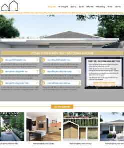 Thiết kế website wordpress thiết kế biệt thự