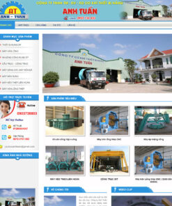 Thiết kế website wordpress bán thiết bị cẩu trục