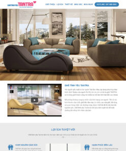 Thiết kế website wordpress landing page ghế tình yêu