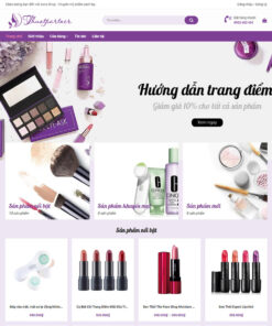 Thiết kế website wordpress mỹ phẩm 011