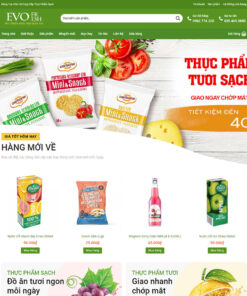 Thiết kế website wordpress thực phẩm 02