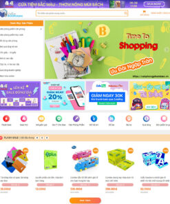 Thiết kế website wordpress bán sách 01