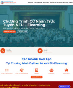 Thiết kế website wordpress trung tâm đào tạo