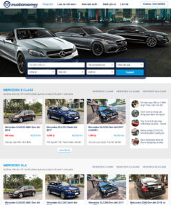Thiết kế website wordpress mua bán xe