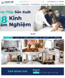 Thiết kế website wordpress nội thất 19