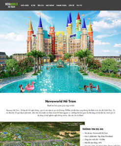 Thiết kế website Wordpress Landing Page BĐS NovaWorld