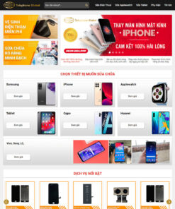 Thiết kế website wordpress sửa điện thoại 01