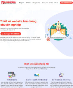 Thiết kế website wordpress dịch vụ thiết kế web 02