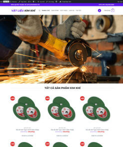 Thiết Kế Website Vật Liệu Kim Khí